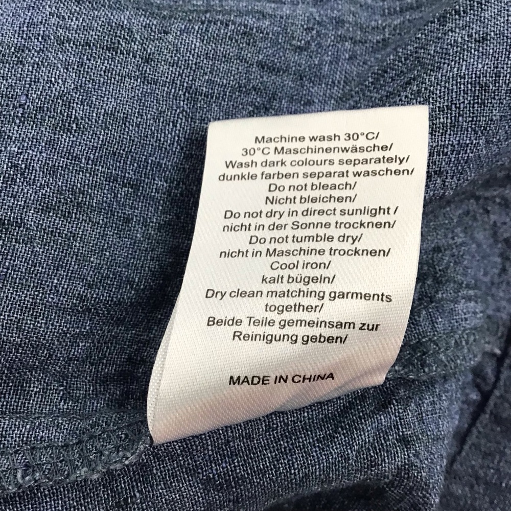 NWT POETRY Petrol Blue Linen Tie Back Midi Dress 18 Lagenlook Art To Wear Pocket - Picture 10 of 13